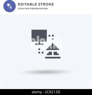 Vettore icona pagamento online, segno piatto pieno, pittogramma solido isolato su bianco, illustrazione del logo. Icona pagamento online per la presentazione. Illustrazione Vettoriale