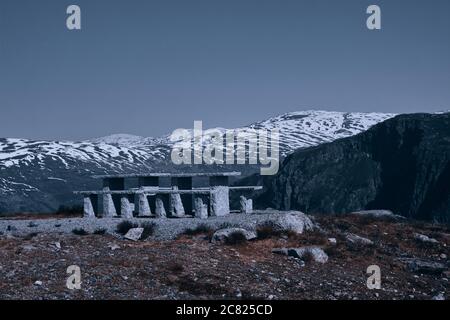 Sognefjellet luogo di riposo Foto Stock