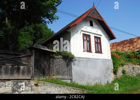 Casa tradizionale, Rimetea, Râmetea, Torockó, Eisenburg, Transilvania, Romania, Europa Foto Stock