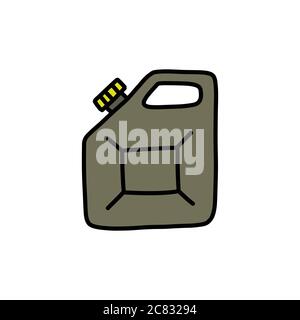 icona a forma di doodle del contenitore, illustrazione vettoriale Illustrazione Vettoriale