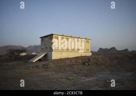 Muscat Electricity Distribution Company. Casa di distribuzione elettrica. Sala elettrica al jifnain - Muscat, Oman - 10-05-2020. Foto Stock