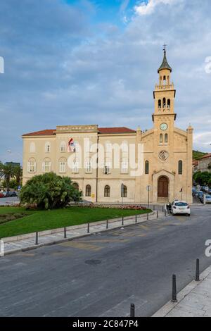 La chiesa di San Francesco nel centro della città di Spalato, Croazia sulla costa adriatica Foto Stock