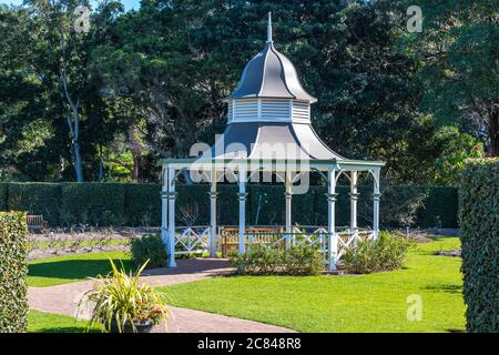 Wollongong Botanic Rose Garden in inverno Foto Stock