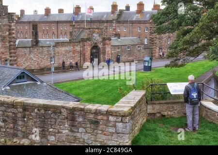 Berwick Barracks, ex insediamento militare dell'esercito britannico a Berwick-upon-Tweed Foto Stock