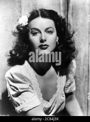 HEDY LAMARR Ritratto come Dolores Sweets Ramirez in TORTILLA FLAT 1942 regista VICTOR FLEMING romanzo John Steinbeck Metro Goldwyn Mayer Foto Stock