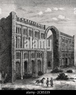 El-Kasr, palazzo di Babilonia, che risale al 19 ° secolo Foto Stock