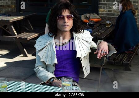 Bohemian Rhapsody Anno : 2018 UK / USA Direttore : Bryan Singer Rami Malek Foto Stock