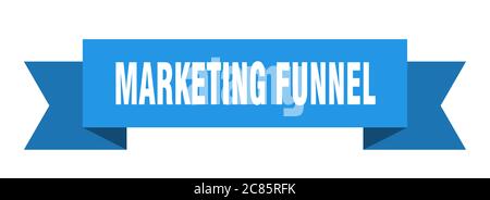 marketing imbuto nastro. marketing imbuto nastro nastro carta nastro segno banner Illustrazione Vettoriale