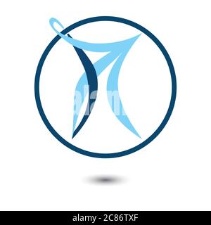 icona logo modello vettore lettera k disegno Illustrazione Vettoriale