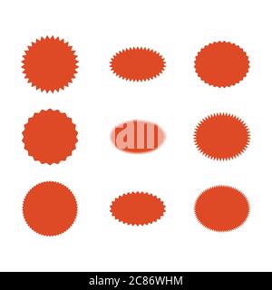 Vettore icona impostazione bolle vocali. Adesivo di rottura, illustrazione di vendita . Illustrazione Vettoriale