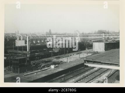 Stazione ferroviaria - Depot, Castello, Northampton, Northamptonshire, Gran Bretagna. Foto Stock