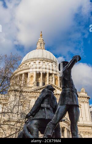 Una tipica vista in Londra Foto Stock