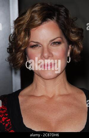 Marcia Gay Harden alla prima di Los Angeles di 'Rails & Ties' tenuta allo Stewart J. Ross Theatre, Warner Bros. Lot a Burbank, CA. L'evento si è svolto martedì 23 ottobre 2007. Photo by: SBM / PictureLux- file Reference N. 34006-9197SBMPLX Foto Stock