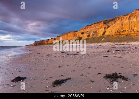 Plage der la Mine d´Or - Spiaggia da Penestin in Bretagna, Costa Sud. Foto Stock