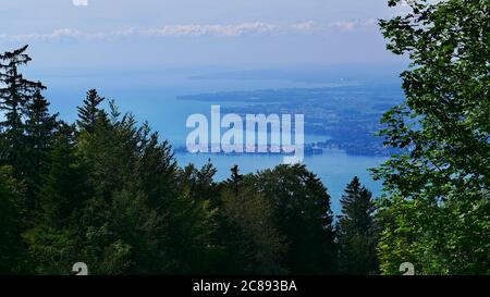 Bregenz, Austria: Vista su Lindau Foto Stock