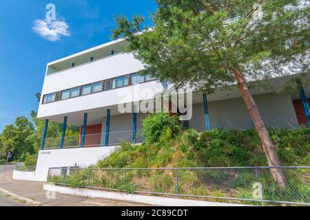 Residenza Weissenhof Siedlung, Stoccarda, Baden-Württemberg, Germania del Sud, Europa Centrale Foto Stock