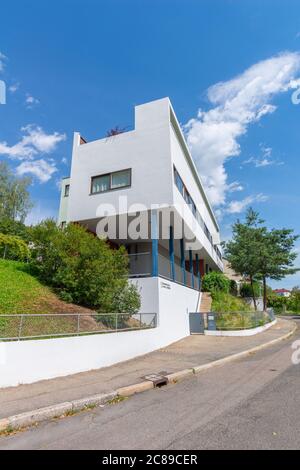 Residenza Weissenhof Siedlung, Stoccarda, Baden-Württemberg, Germania del Sud, Europa Centrale Foto Stock