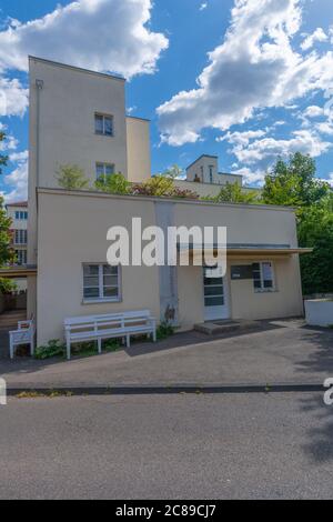 Residenza Weissenhof Siedlung, Stoccarda, Baden-Württemberg, Germania del Sud, Europa Centrale Foto Stock