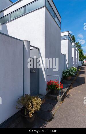 Residenza Weissenhof Siedlung, Stoccarda, Baden-Württemberg, Germania del Sud, Europa Centrale Foto Stock