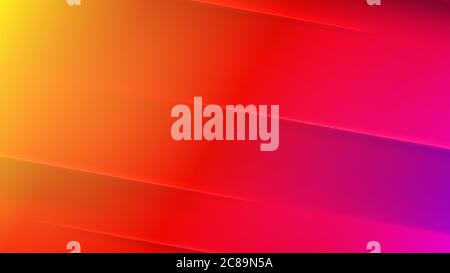 Sfondo astratto in rosso, giallo e viola Illustrazione Vettoriale
