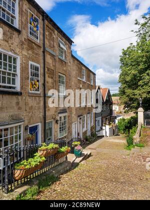 Water Bag Bank a Knaresborough North Yorkshire Inghilterra Foto Stock