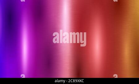 Sfondo astratto con struttura metallica colorata Illustrazione Vettoriale