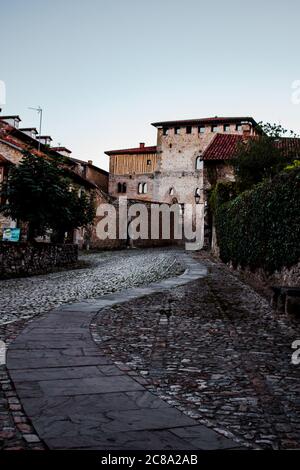 Via di 'Sana' del Mar' in Cantabria. Foto Stock