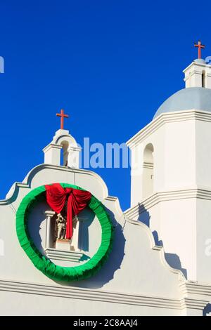 San Luis Rey Missione, Oceanside città della contea di San Diego, California, Stati Uniti d'America Foto Stock