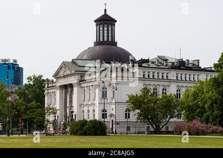 Chiesa evangelica-Augusta della Santissima Trinità a Varsavia, Polonia Foto Stock