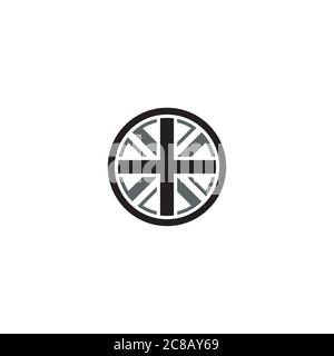 Un semplice logo astratto / icona di design Illustrazione Vettoriale