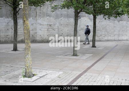 Piccadilly Gardens, Manchester. Foto Stock