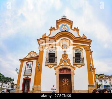 Chiesa di nostra Signora della Misericordia a São João del-Rei, Minas Gerais, Brasile Foto Stock