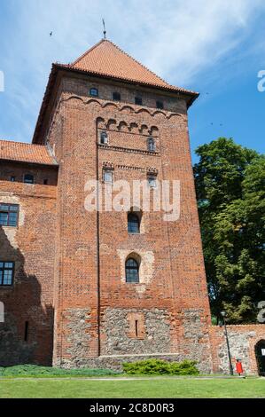 Castello di Nidzica, Voivodato Warmiano-Masuriano, Polonia Foto Stock