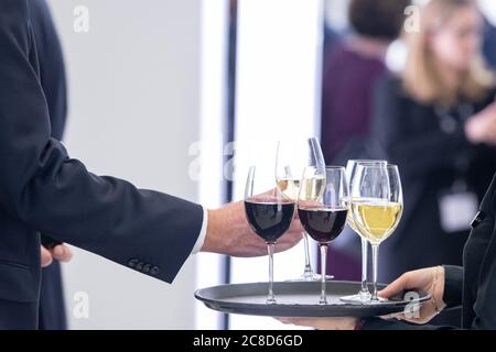 Cibo a ricevimenti, eventi aziendali e matrimoni Foto Stock