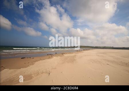 la costa del northumberland è spettacolare, suggestiva e pittoresca Foto Stock