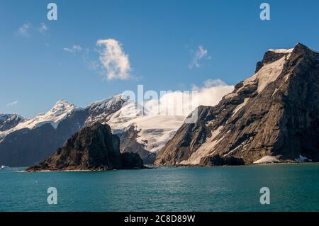 Vista di Point Wild, dove gli uomini della spedizione di Shackleton Endurance 1914 Foto Stock