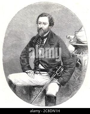 THOMAS HENRY KAVANAGH (1821-1882) civili irlandesi hanno assegnato la Croce Vittoria per la gallantry durante il Mutiny indiano. Foto Stock