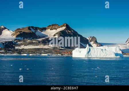 Stazione di ricerca Esperanza base sulla Hope Bay Foto Stock