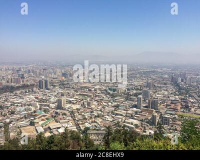 Veduta aerea di Cochabamba, Bolivia Foto Stock