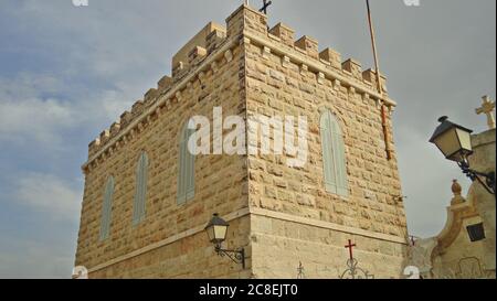 torre della Grotta del latte a Betlemme - Palestina Foto Stock