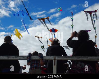 Kite festival, Semaphore, Australia del Sud Foto Stock