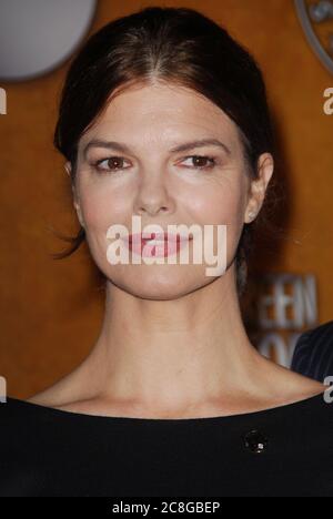 Jeanne Tripplehorn al 14° annuncio annuale degli attori della Guild Awards Nomations tenutosi presso il Pacific Design Center, Silver Screen Theatre di West Hollywood, California. L'evento si è svolto giovedì 20 dicembre 2007. Photo by: SBM / PictureLux - file Reference N. 34006-12634SBMPLX Foto Stock