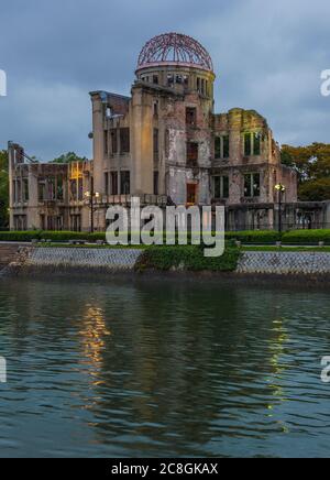 Hiroshima, a-Bomb (Genbaku) Dome, Giappone Foto Stock