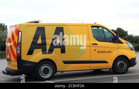 AA, Associazione Automobile, servizio, veicolo, van, Inghilterra Foto Stock