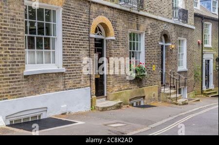 Una vista tipica di Hampstead Foto Stock