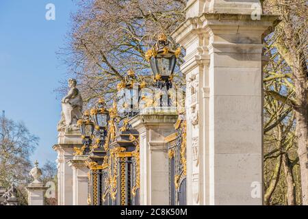 Una tipica vista in Londra Foto Stock