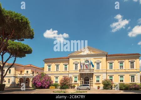 Roma, Italia - 25 luglio 2020: Sede dell'Istituto Nazionale Lazzaro Spallanzani per le malattie infettive di Roma Foto Stock