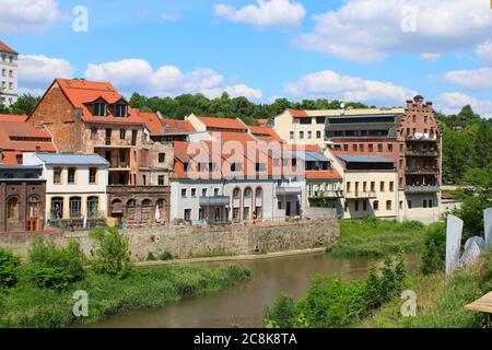 Görlitz/Zgorzelec, Grenzstadt zwischen Deutschland und Polen Foto Stock