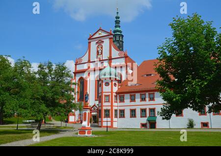 Panschwitz-Kuckau, Pancicy-Kukow, in der Oberlausitz, Sachsen, Deutschland Foto Stock