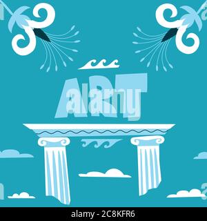 Mitologia greca musa di tragedia e dramma, teatro e musica Illustrazione Vettoriale